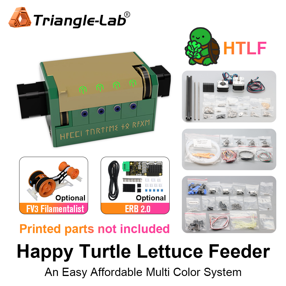 Corexy 3D Printer Kit - نظام تغذية السلاحيف Happy Turtle Lettuce