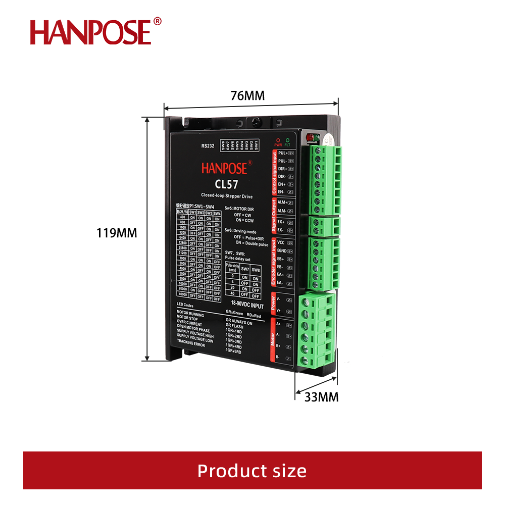 محرك سيرفو هجين CL57 ذو حلقة م - مراجعة Closed Loop Stepper Motor Nema 17 وسعره