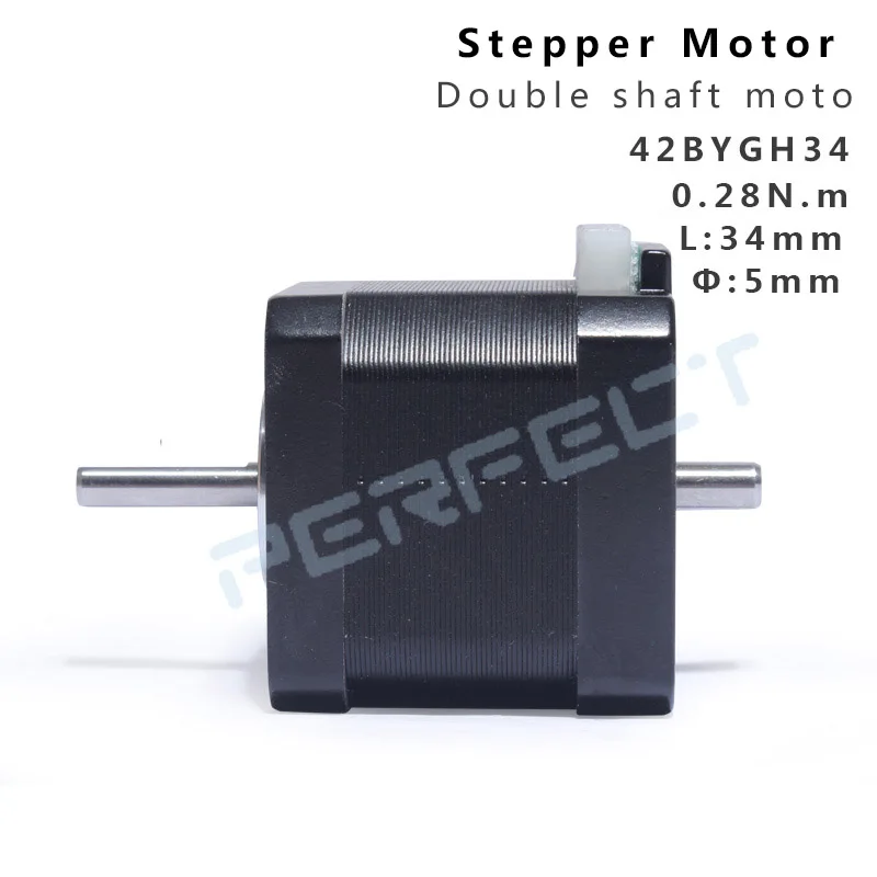 محرك ثنائي المحور 42BYGH34 Nem - مراجعة Closed Loop Stepper Motor Nema 17 وسعره